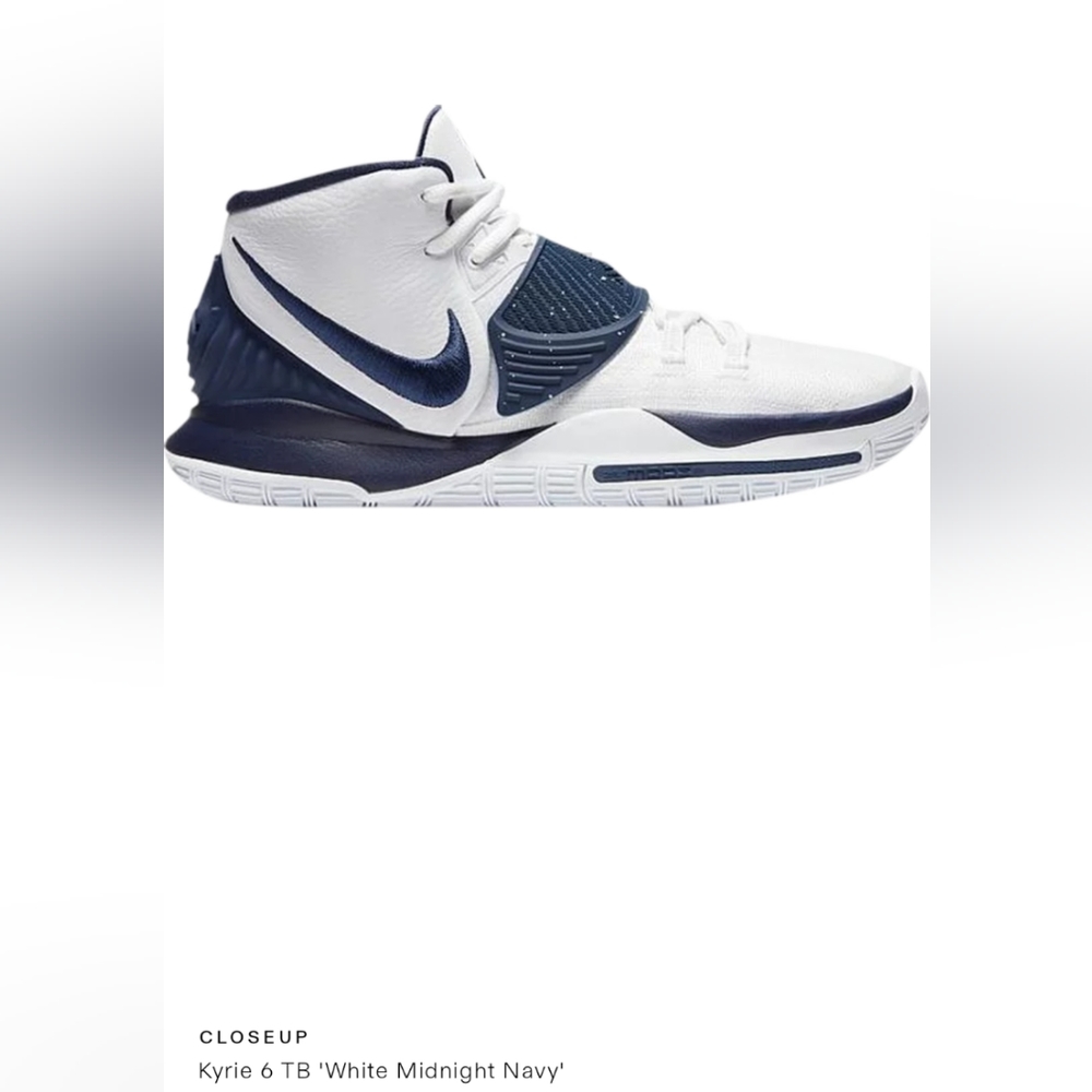 Nike Kyrie 6 TB 'White Midnight Navy Men's